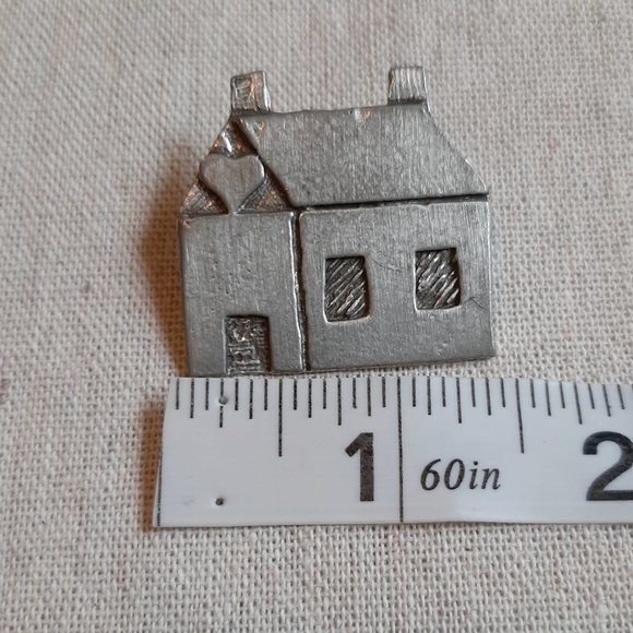 Vintage Pewter Brooch Pin Lot LCD Ann Clarke for Teacher Cottage Core - Picture 7 of 13